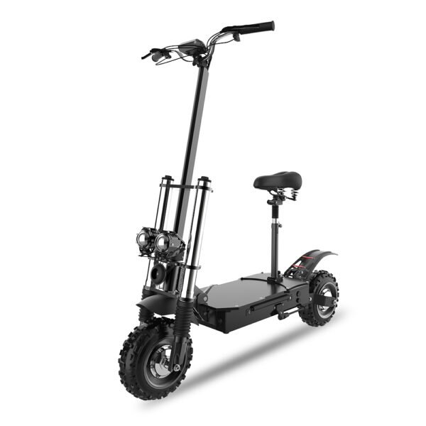 JUEXING T60 Electric Scooter - 5600W Dual Motor, 50 mph, 11" off-Road Tires, 440Ibs Load, for Adults