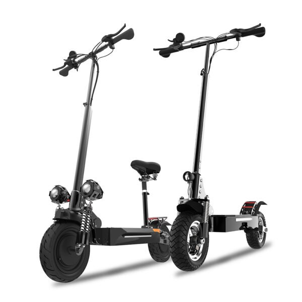 Electric Scooter Long-Range Battery Foldable Easy Carry Portable Design, Adult Electric Scooter Commuter Scooter, JUEXING