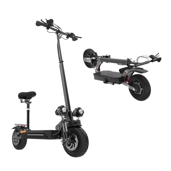 JUEXING Adult Electric Scooter Commuting Escooter with Seat